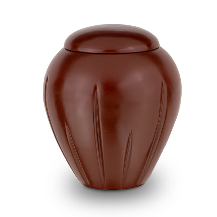 Biologische urn bruin