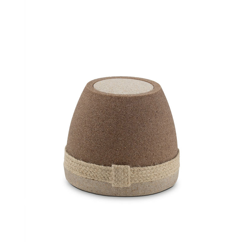 biologische urn dome bruin