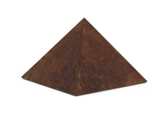 bronzen urn kopen in pyramidevorm