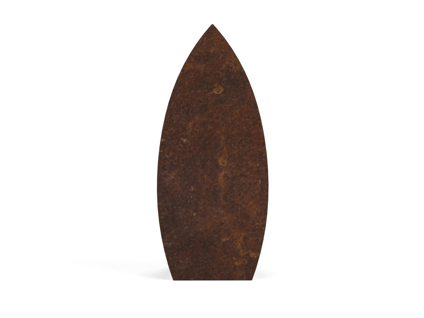 Bronzen urn in punt vorm