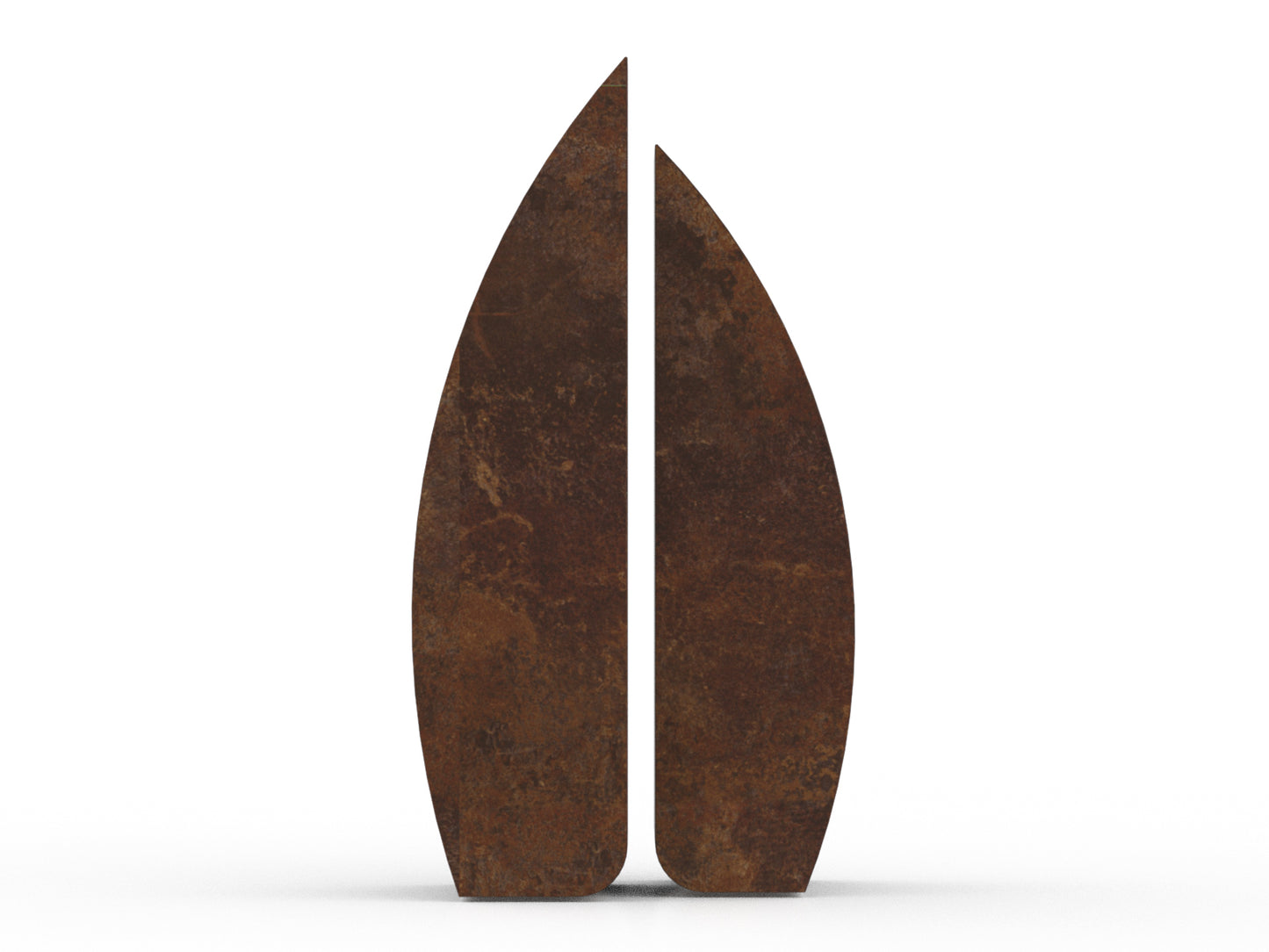 bronzen urn van zeilmast