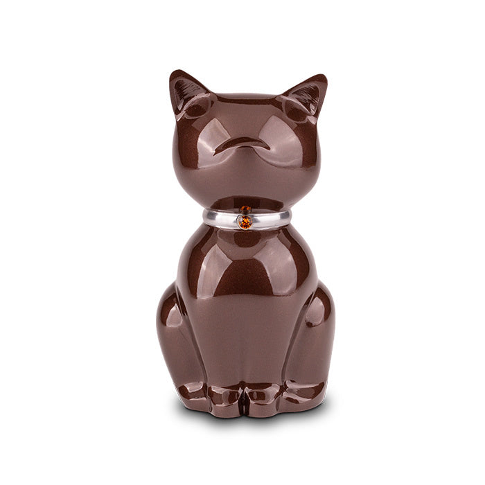 Dieren urn kat bruin