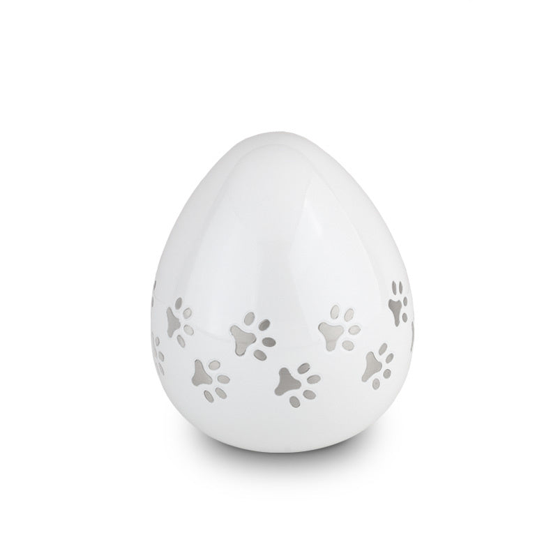 Dieren urn ei wit