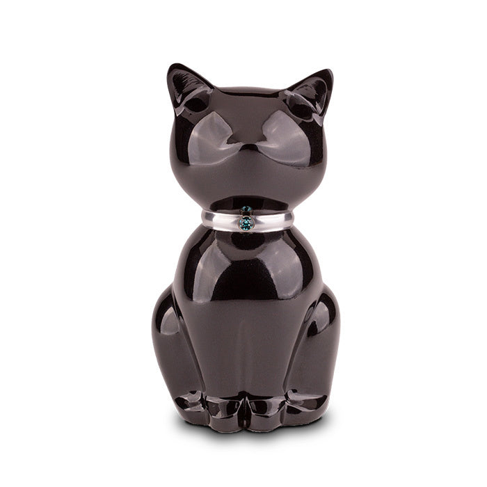 Dieren urn kat zittend