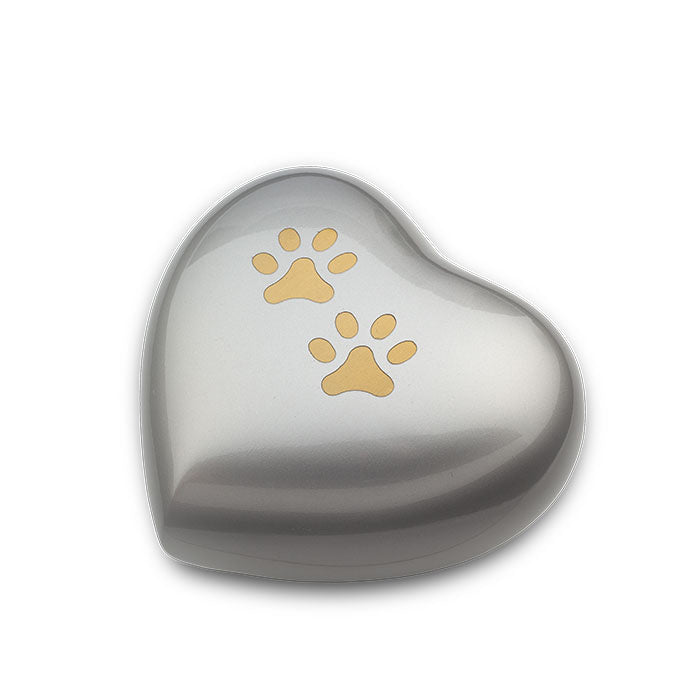Dieren urn hartje met pootjes