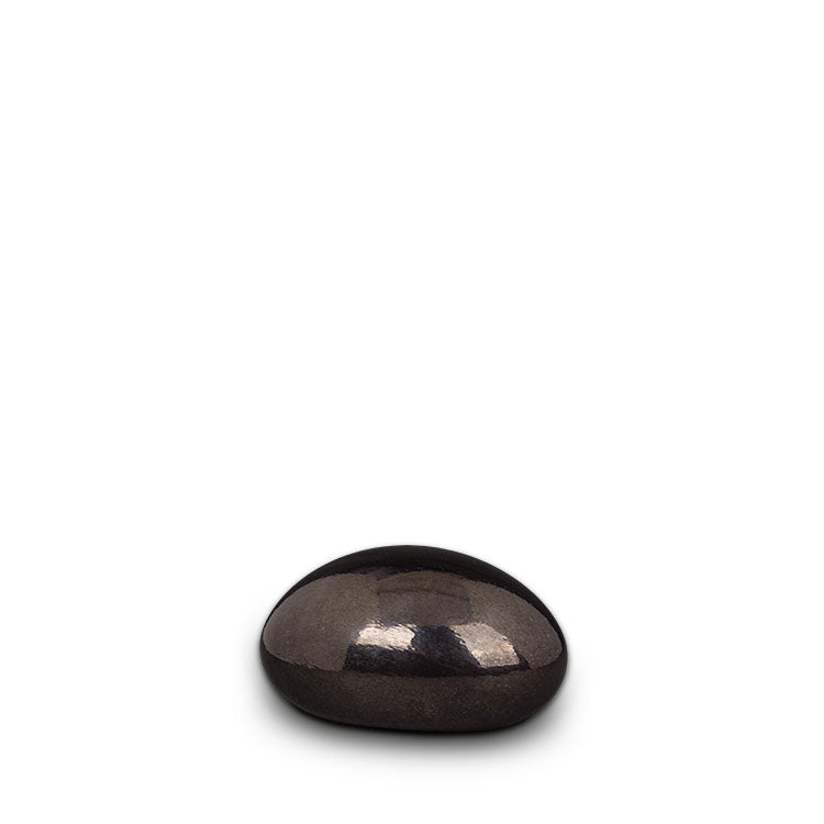 Glazen lava steen urn