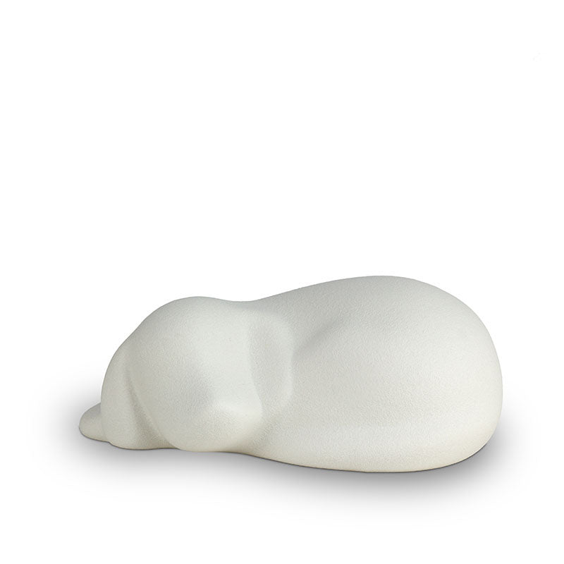 urn voor hond wit
