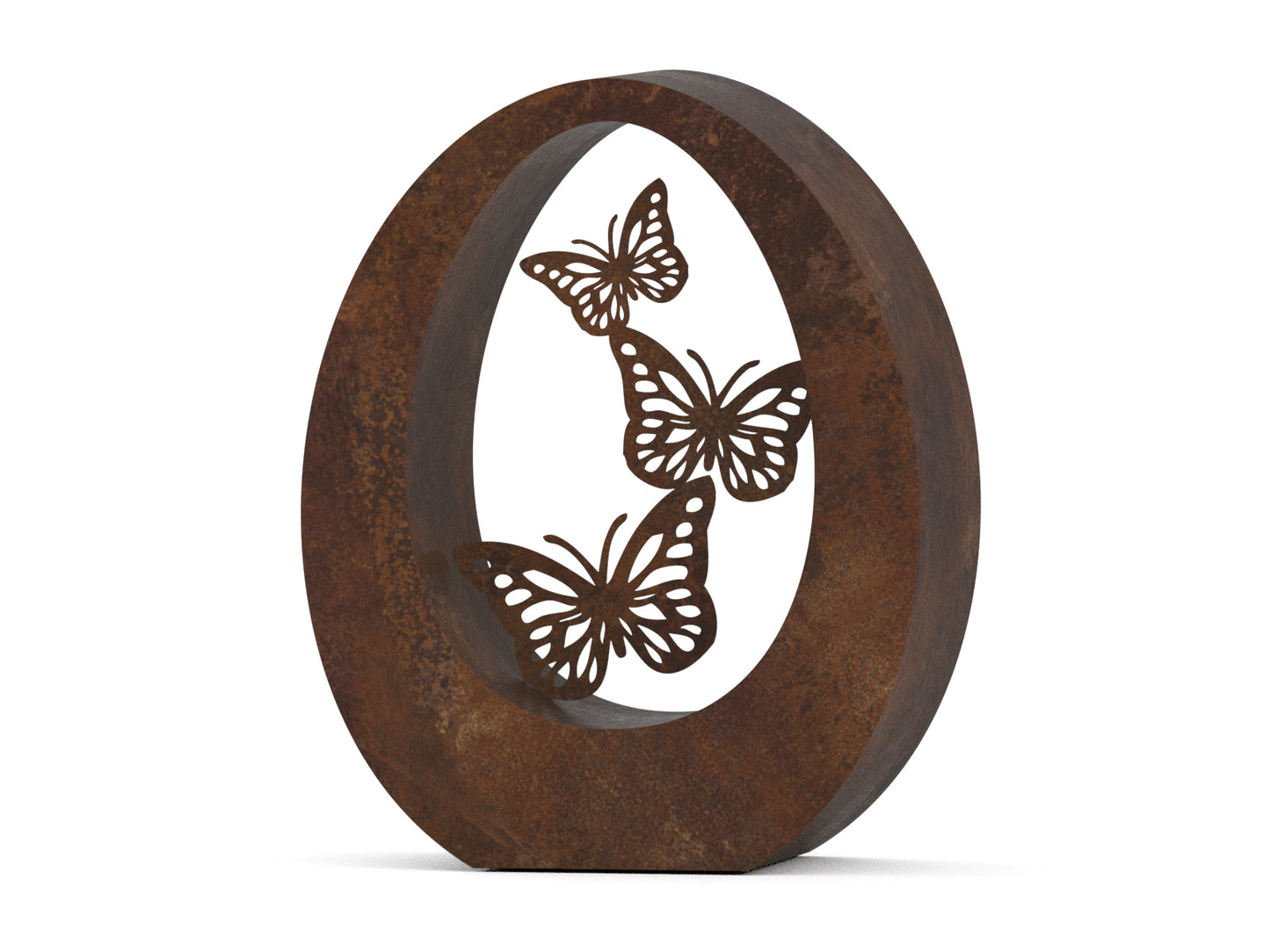 bronzen urn met vlinders