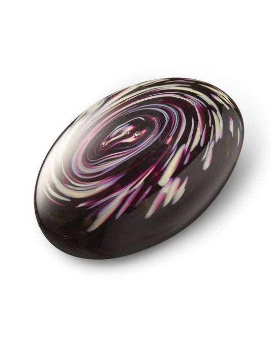 Urn pebble in de kleur paars