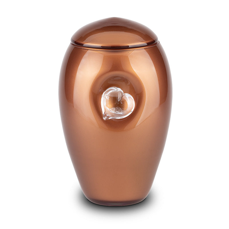 Duurzame urn van glas