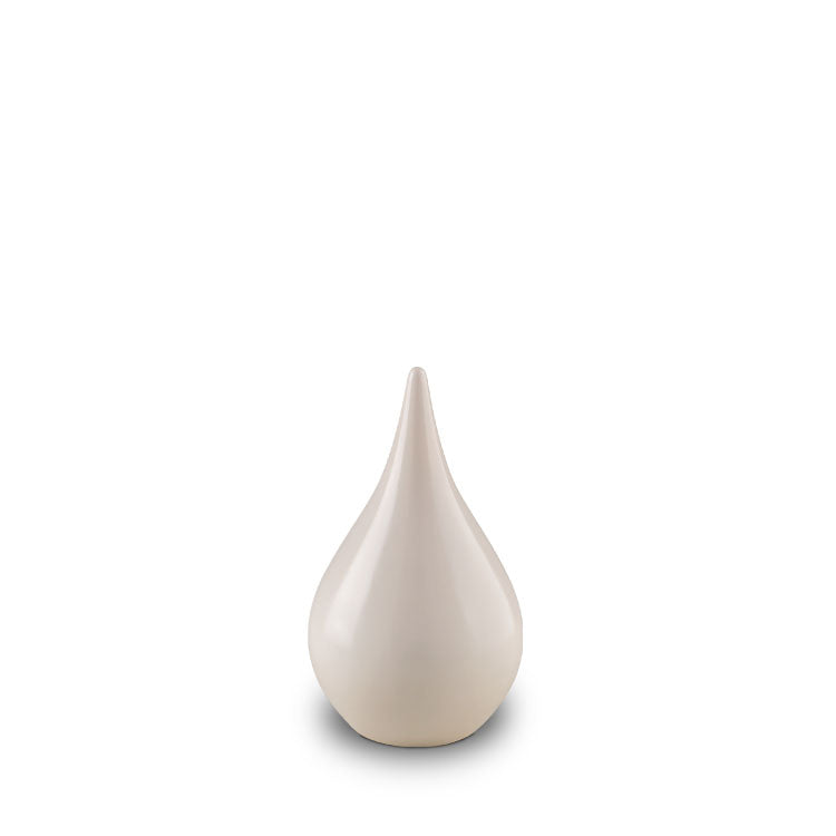 urn van keramiek wit