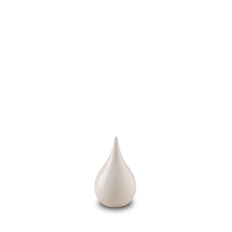urn van keramiek wit