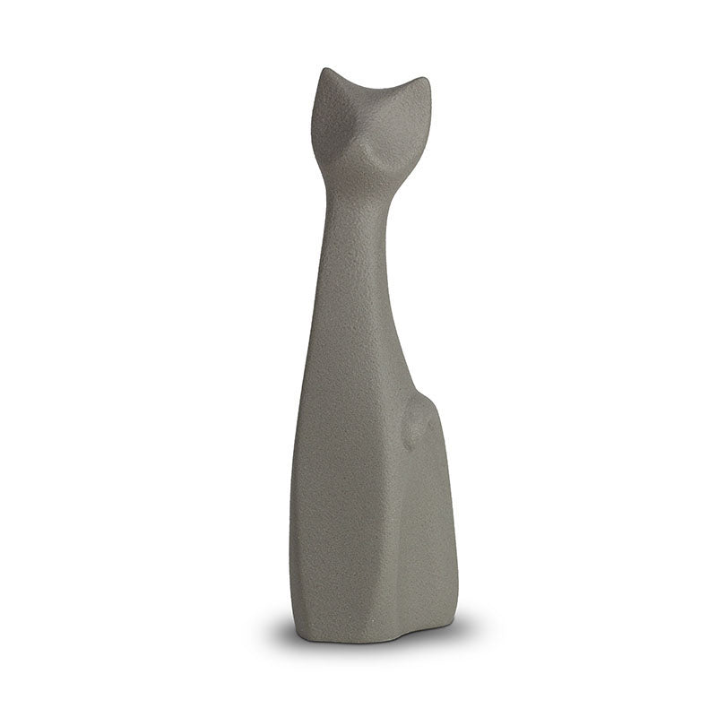 katten urn grijs