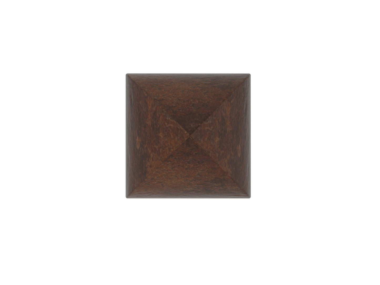 Bronzen urn in punt vorm