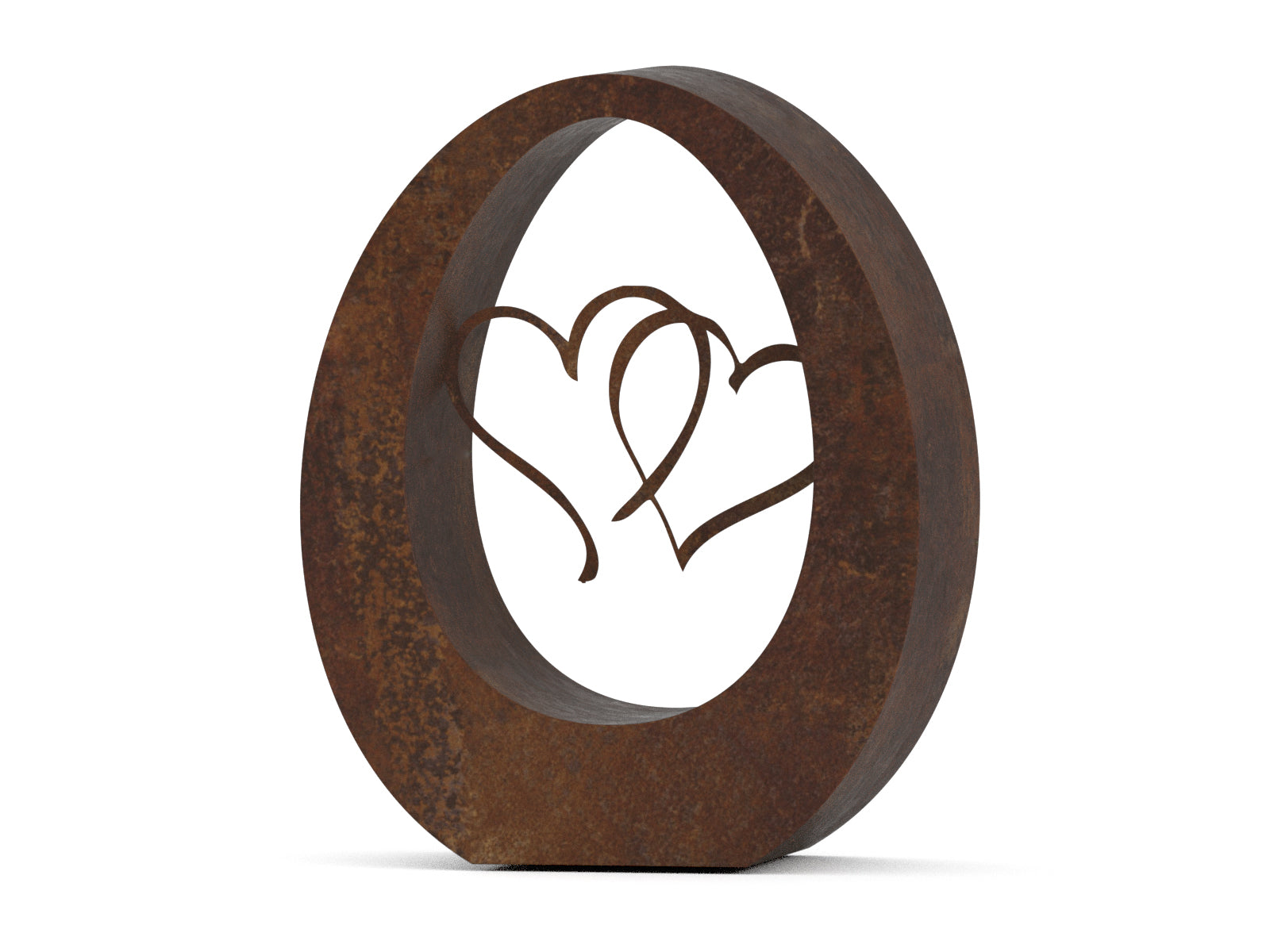 bronzen urn met hartjes
