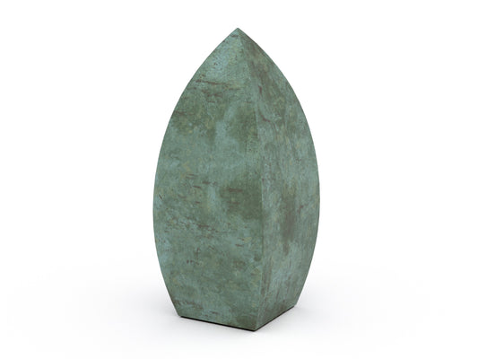 Urn van groen brons  uniek