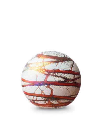 Bijzondere urn met uniek patroon van kristalglas