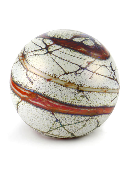 Grote ronde urn van 4 liter van kristalglas