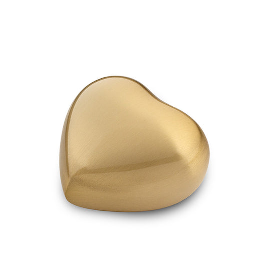 Gouden hartje urn 