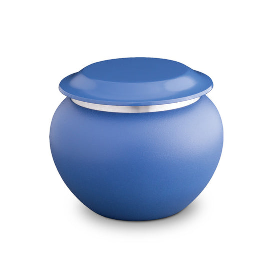 Urn modern blauw